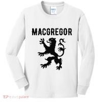 MacGregor Clan Scottish Family Name Scotland Heraldry Kids Long Sleeve Shirt thumb 0