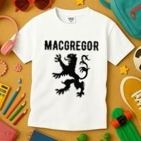 MacGregor Clan Scottish Family Name Scotland Heraldry Kids T-Shirt thumb 3