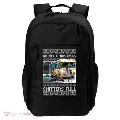 Funny Merry Christmas Shitters Full Ugly Christmas Sweater Backpack