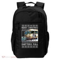 Funny Merry Christmas Shitters Full Ugly Christmas Sweater Backpack thumb 0