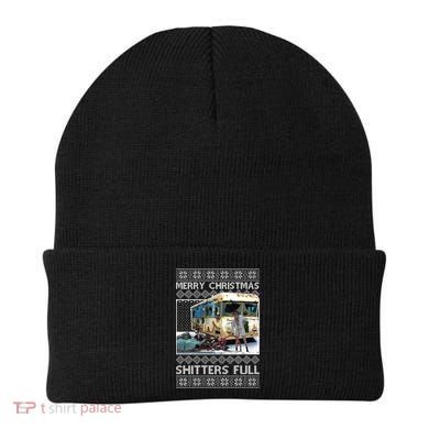 Funny Merry Christmas Shitters Full Ugly Christmas Sweater Beanie