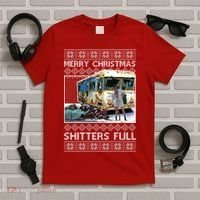 Funny Merry Christmas Shitters Full Ugly Christmas Sweater T-Shirt thumb 5
