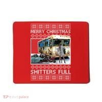 Funny Merry Christmas Shitters Full Ugly Christmas Sweater Mousepad thumb 0