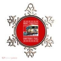 Funny Merry Christmas Shitters Full Ugly Christmas Sweater Ornament thumb 0