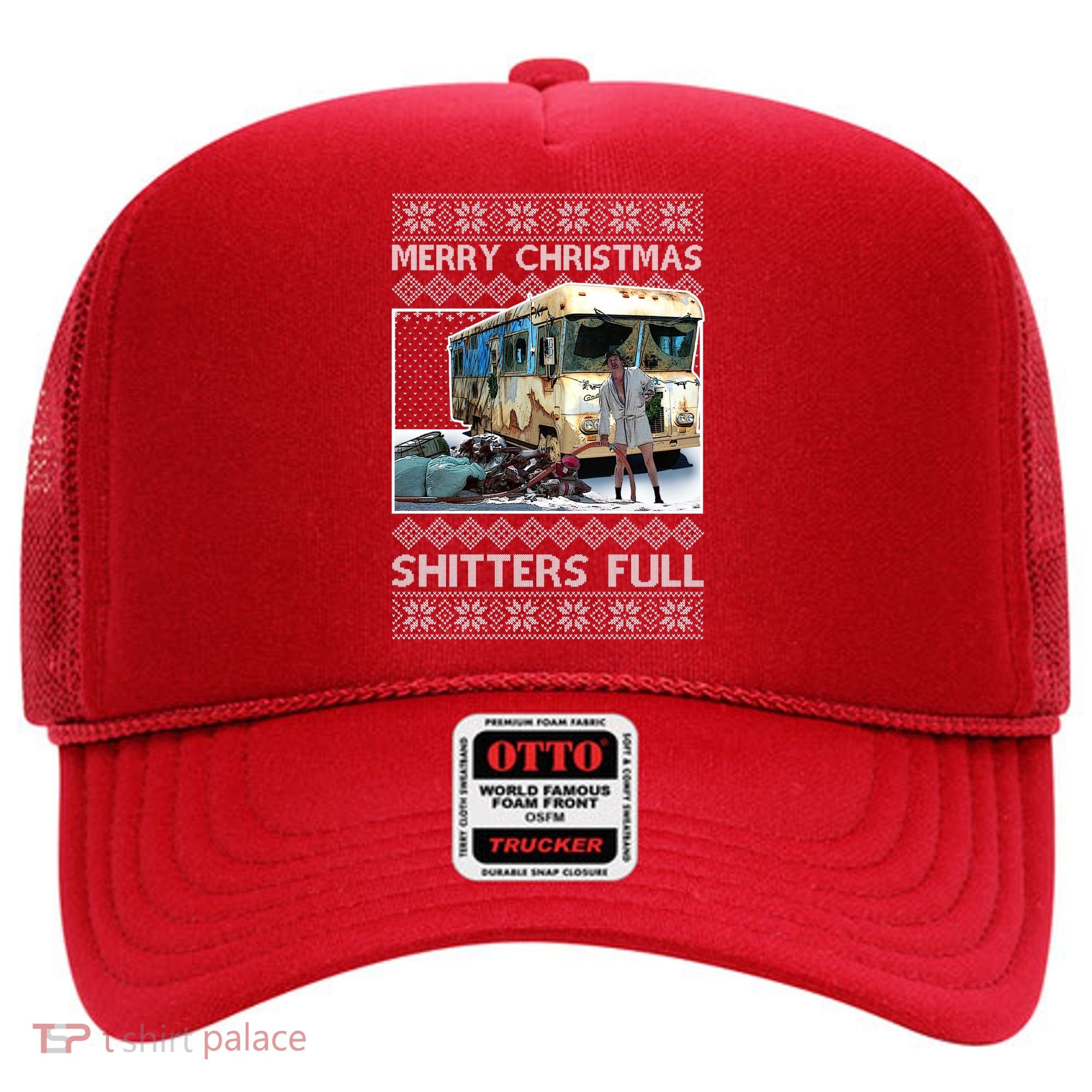 Funny Merry Christmas Shitters Full Ugly Christmas Sweater Hat