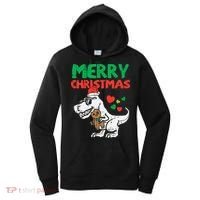 Merry Christmas Trex Dino Pajamas Women's Hoodie thumb 0