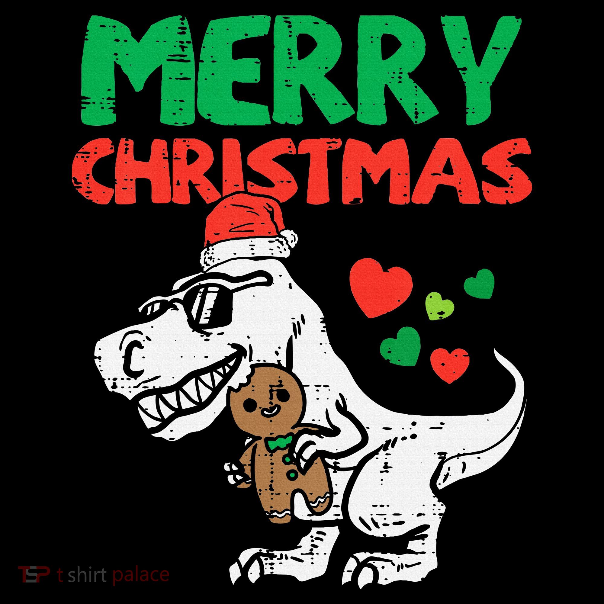 Merry Christmas Trex Dino Pajamas Women's Hoodie