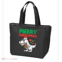 Merry Christmas Trex Dino Pajamas Tote Bag thumb 3