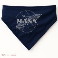 MASA Corn Tortilla, Tamale, Mexican Food Shirt USA-Made Doggie Bandana thumb 0