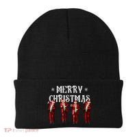 Merry Christmas Trump Pajamas Holiday Beanie thumb 0
