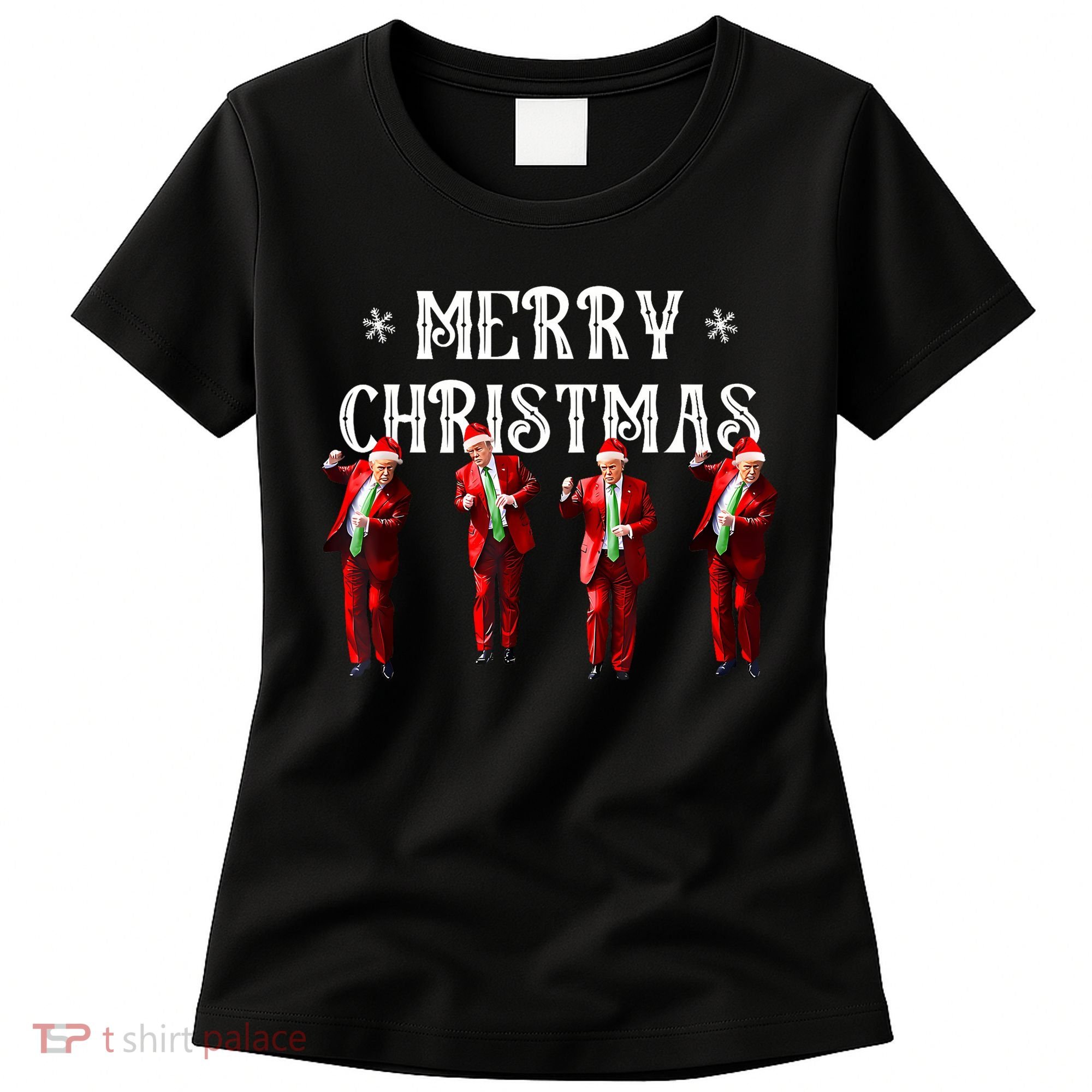 Merry Christmas Trump Pajamas Holiday Women's T-Shirt