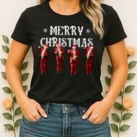 Merry Christmas Trump Pajamas Holiday Women's T-Shirt thumb 2