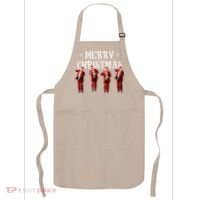 Merry Christmas Trump Pajamas Holiday Apron thumb 0