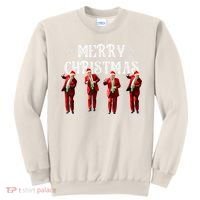 Merry Christmas Trump Pajamas Holiday Sweatshirt thumb 0