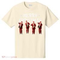 Merry Christmas Trump Pajamas Holiday T-Shirt thumb 0