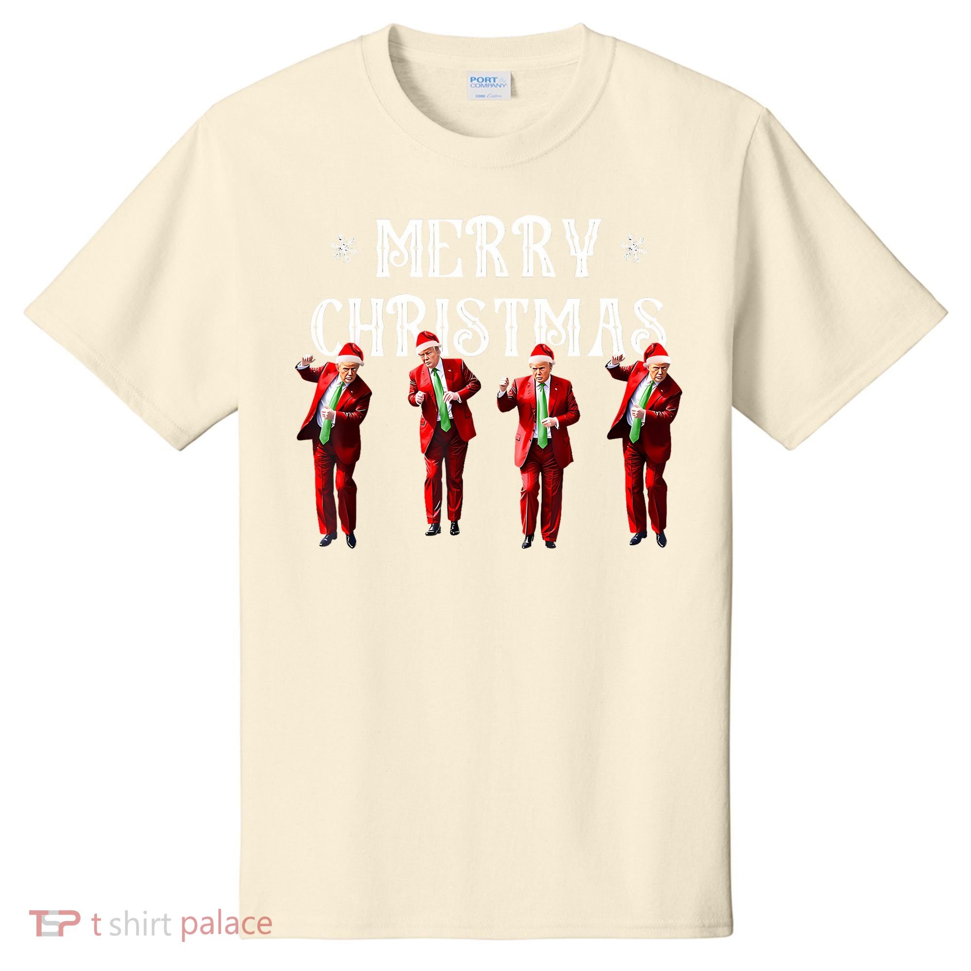 Merry Christmas Trump Pajamas Holiday T-Shirt