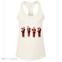 Merry Christmas Trump Pajamas Holiday Women's Tank Top thumb 0