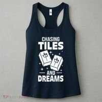 Mahjong Chasing Tiles And Dreams For Asian Player Mahjong Women's Tank Top thumb 3