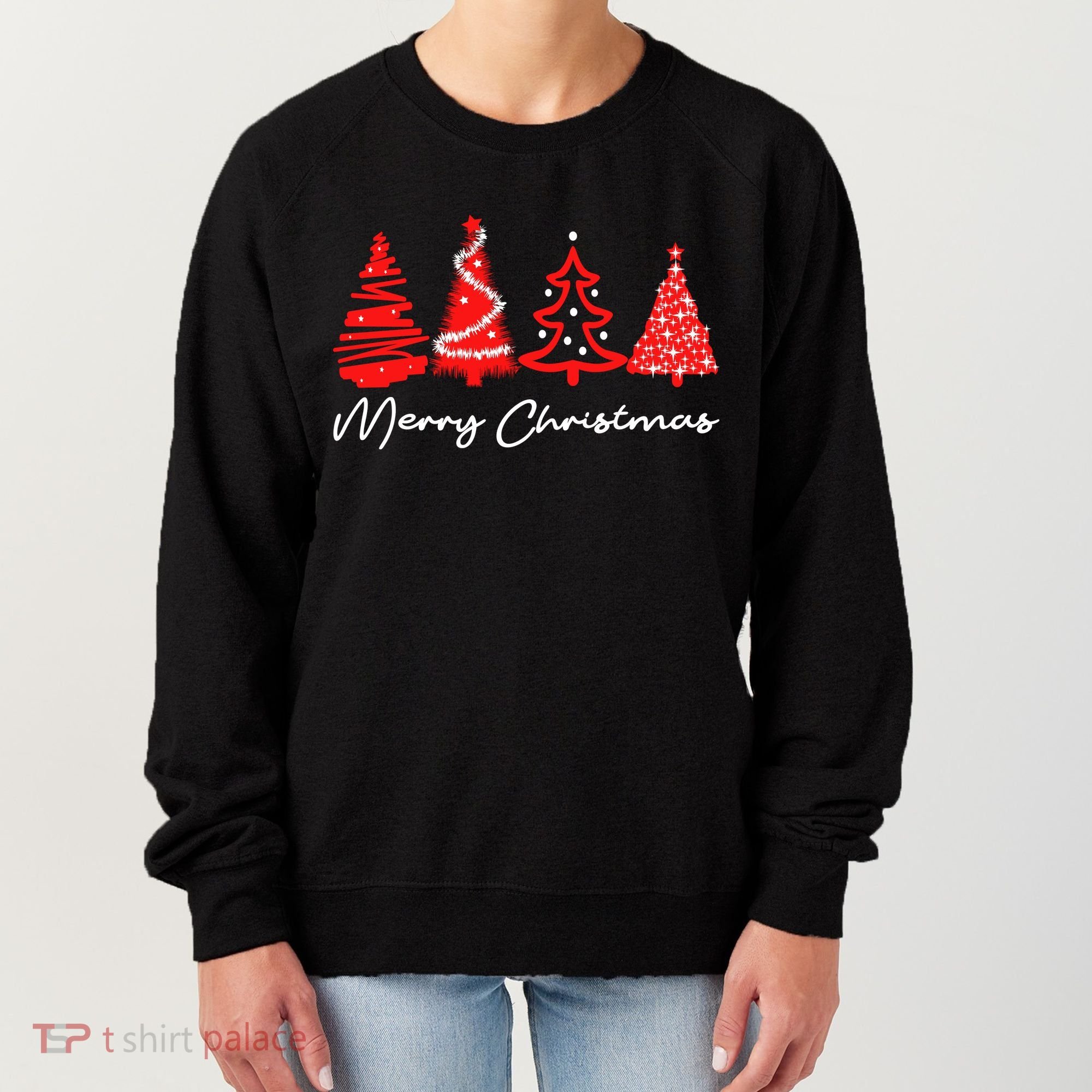 Merry Chirstmas Tree Women's Sweatshirt
