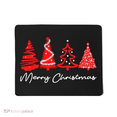 Merry Chirstmas Tree Mousepad