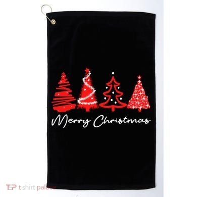 Merry Chirstmas Tree Golf Towel
