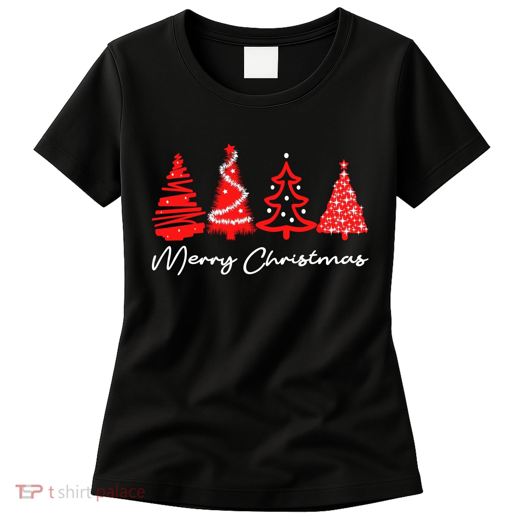 Merry Chirstmas Tree Women's T-Shirt