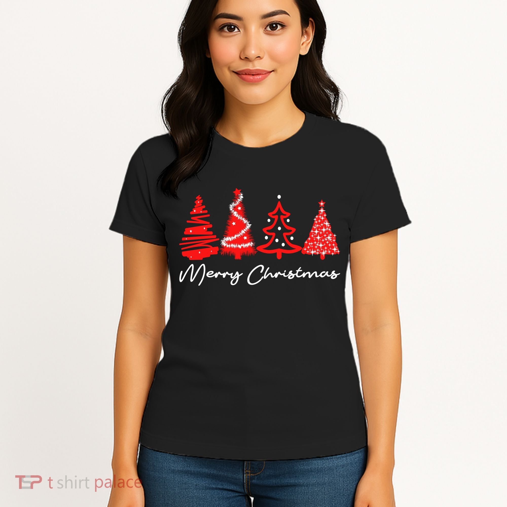 Merry Chirstmas Tree Women's T-Shirt