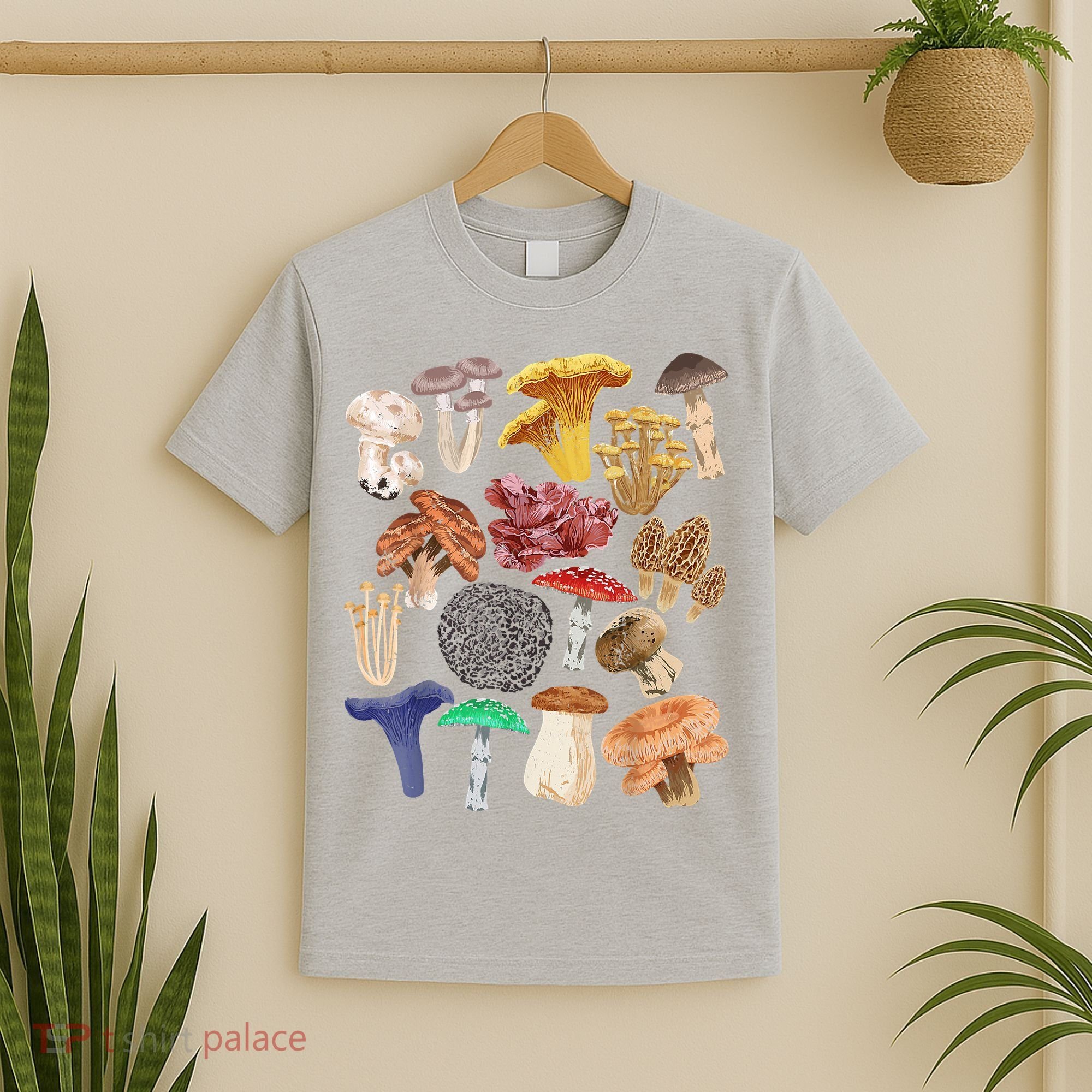 Mushroom Classification Types Mycology For Shroom Hunter T-Shirt