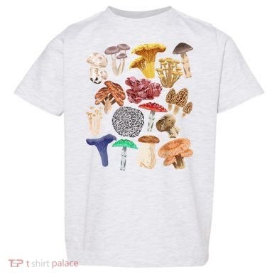 Mushroom Classification Types Mycology For Shroom Hunter Toddler T-Shirt