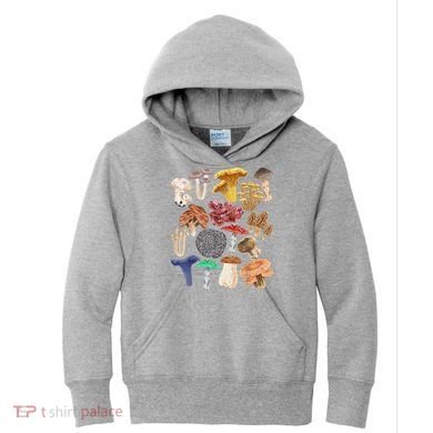 Mushroom Classification Types Mycology For Shroom Hunter Kids Hoodie