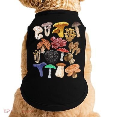 Mushroom Classification Types Mycology For Shroom Hunter Doggie Tank