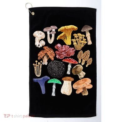 Mushroom Classification Types Mycology For Shroom Hunter Golf Towel