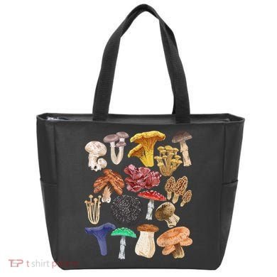 Mushroom Classification Types Mycology For Shroom Hunter Tote Bag