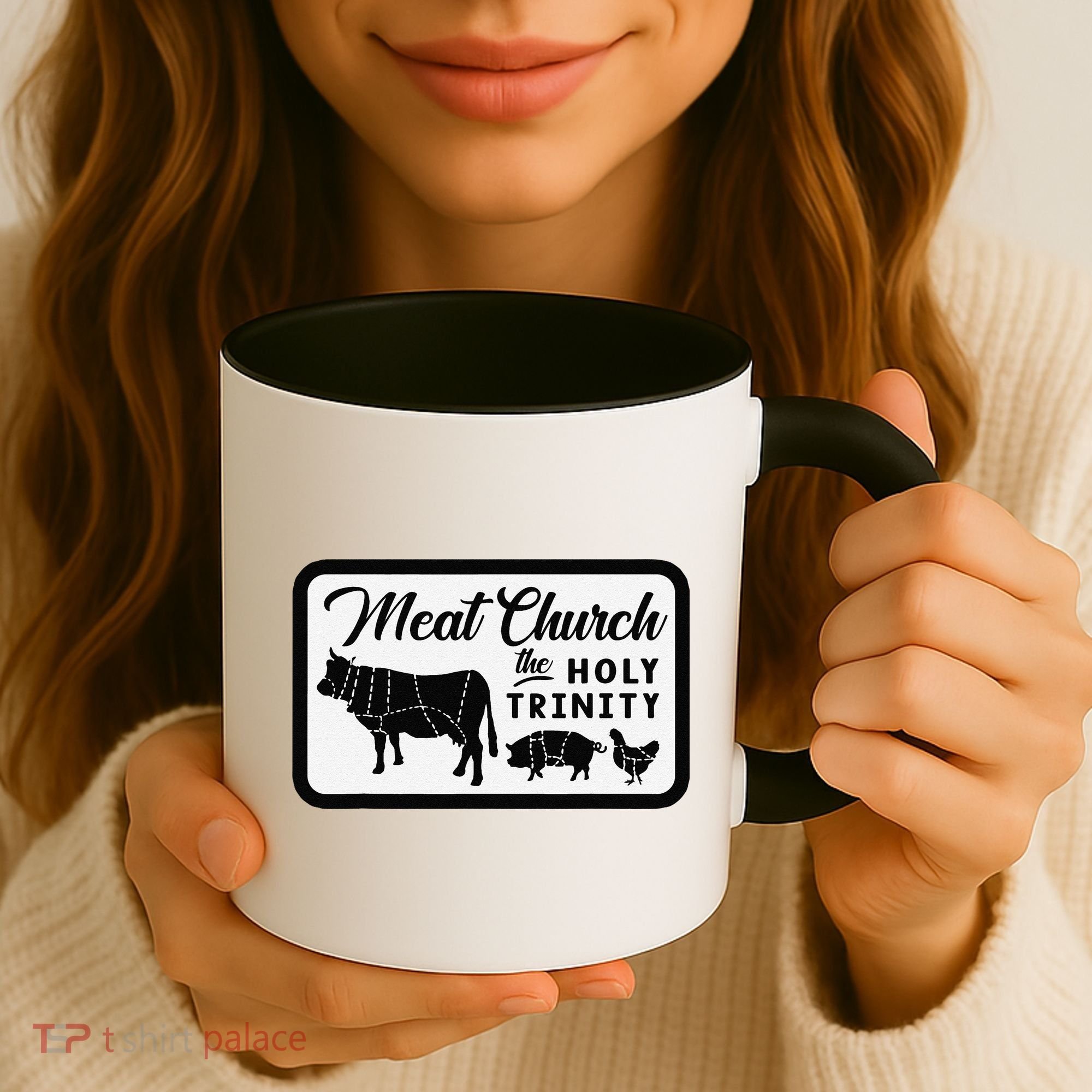 Meat Church The Holy Trinity Barbecue Grilling Coffee Mug