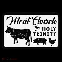 Meat Church The Holy Trinity Barbecue Grilling Women's Hoodie thumb 2