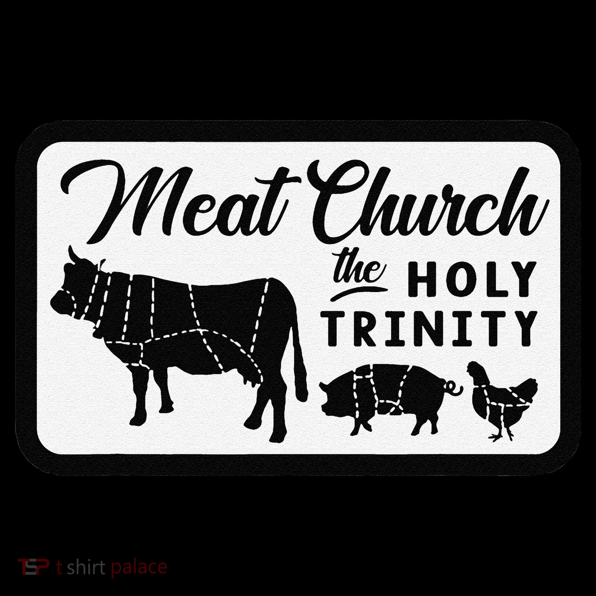 Meat Church The Holy Trinity Barbecue Grilling Women's Hoodie