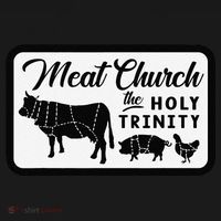 Meat Church The Holy Trinity Barbecue Grilling Women's Tank Top thumb 5