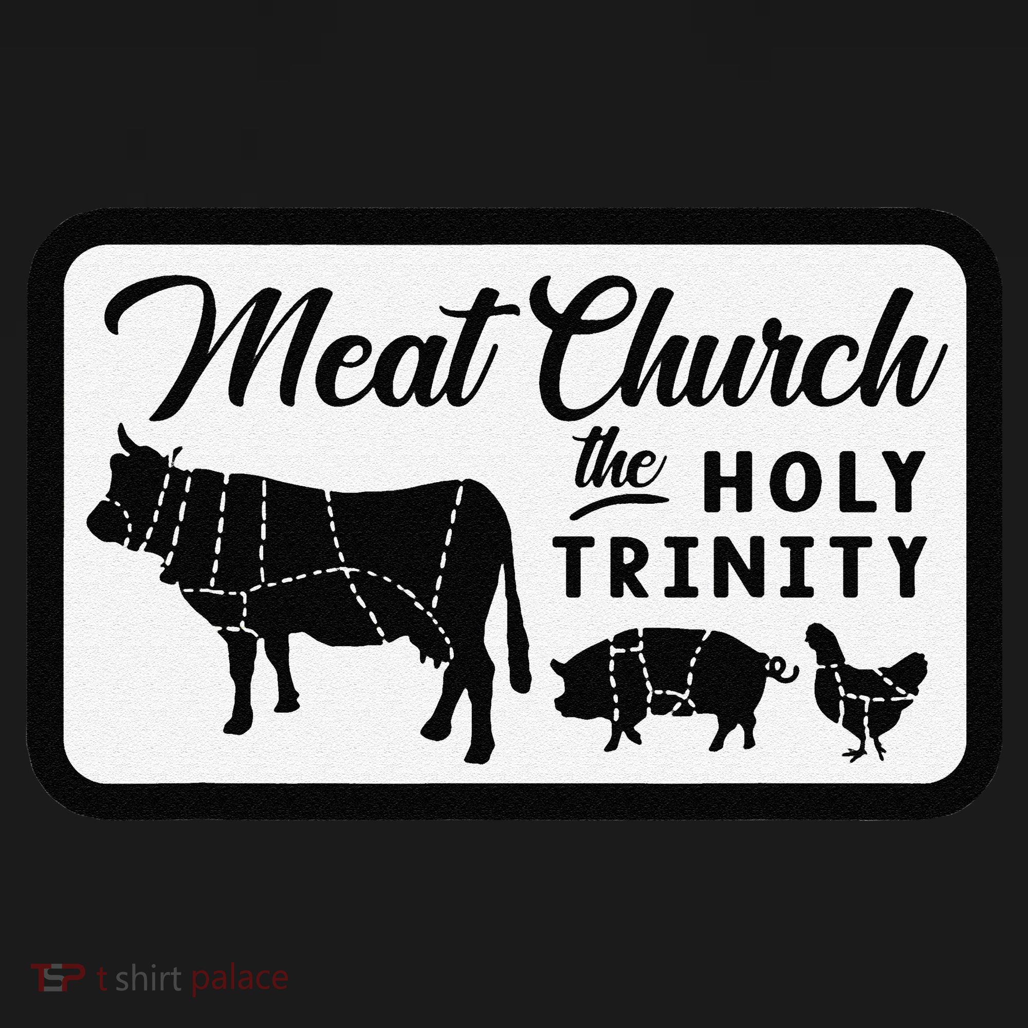 Meat Church The Holy Trinity Barbecue Grilling Baby Bodysuit