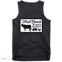 Meat Church The Holy Trinity Barbecue Grilling Tank Top thumb 0