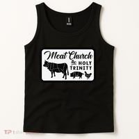 Meat Church The Holy Trinity Barbecue Grilling Tank Top thumb 2