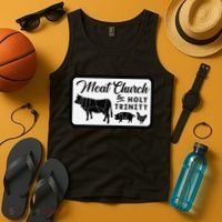 Meat Church The Holy Trinity Barbecue Grilling Tank Top thumb 4