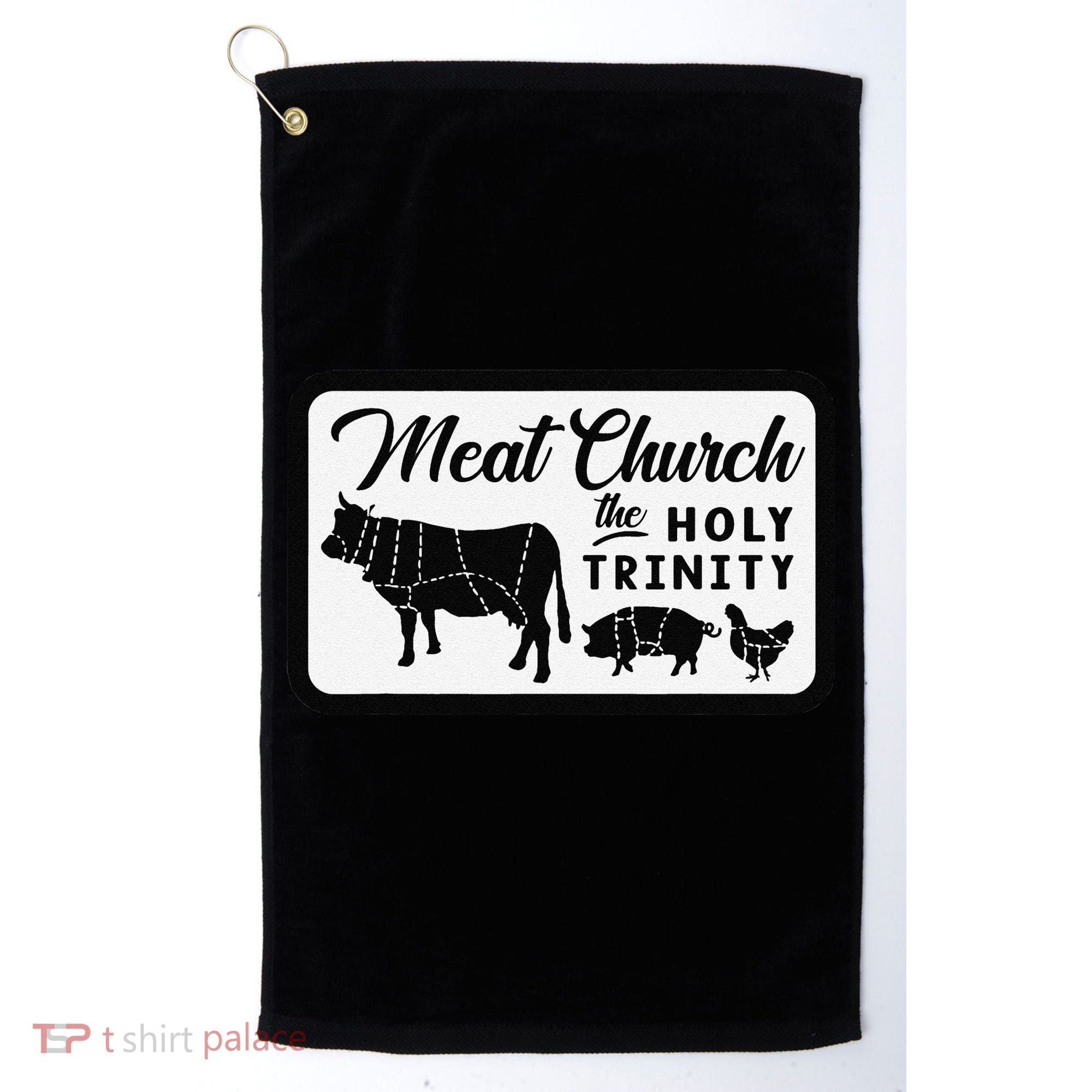 Meat Church The Holy Trinity Barbecue Grilling Golf Towel