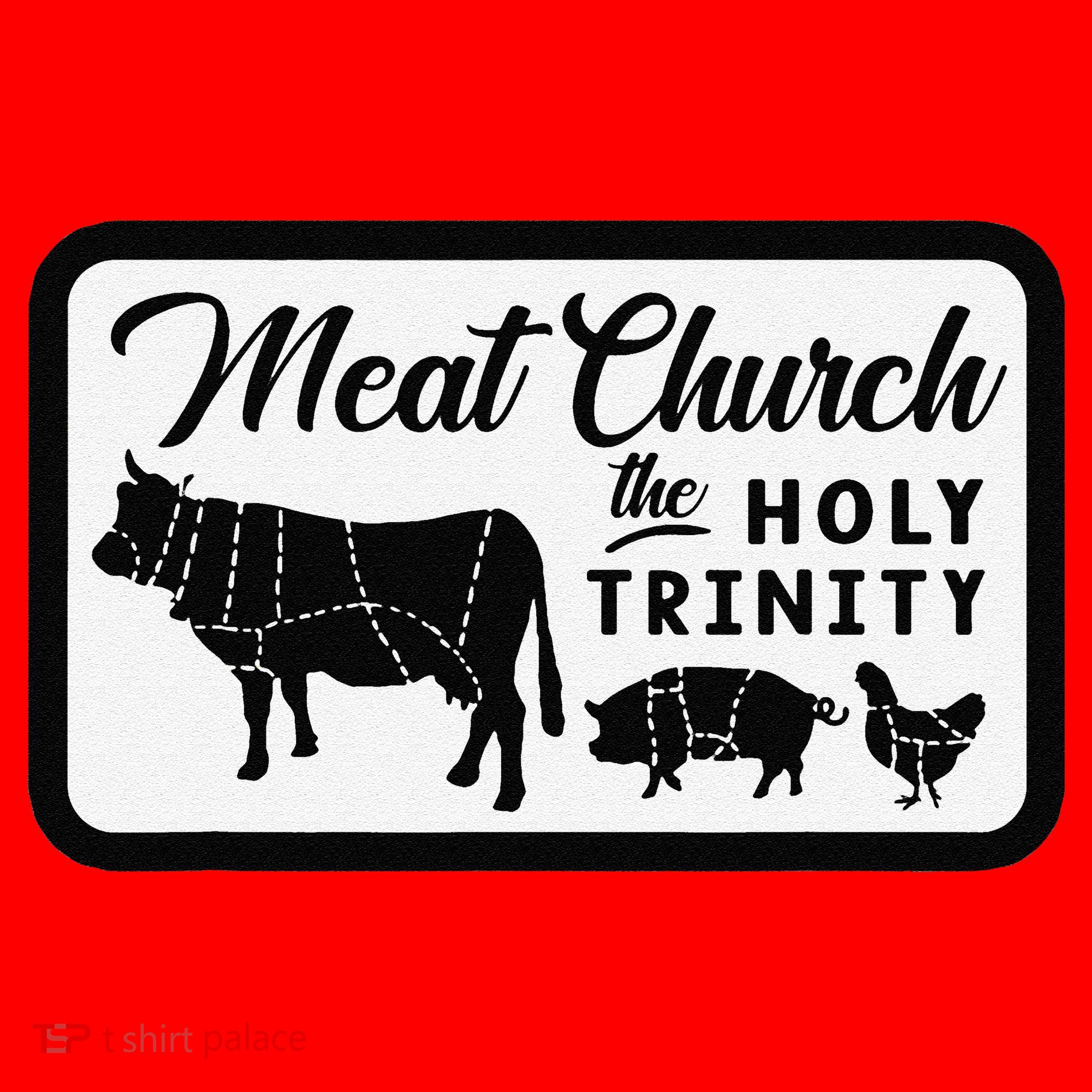 Meat Church The Holy Trinity Barbecue Grilling Santa Hat