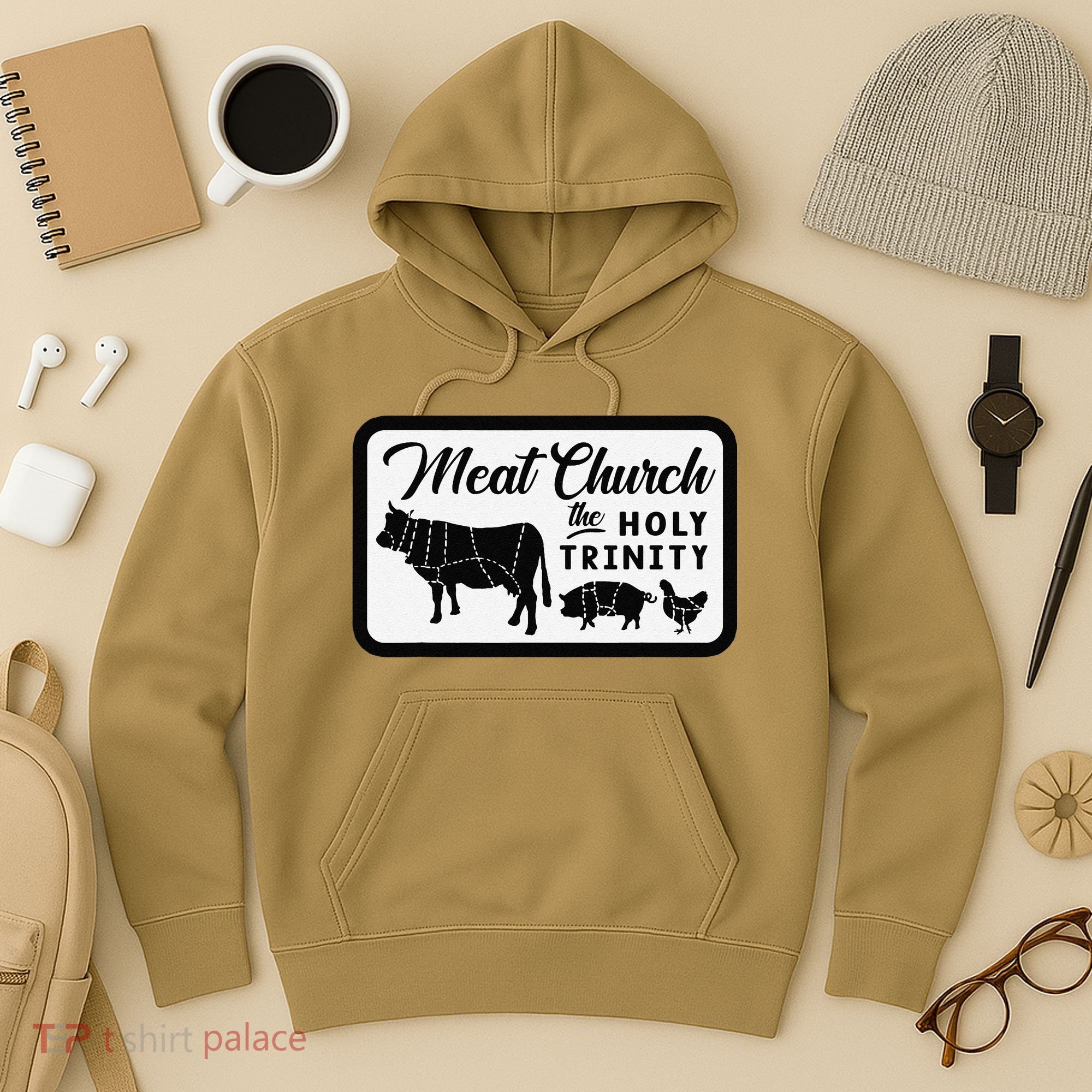 Meat Church The Holy Trinity Barbecue Grilling Hoodie