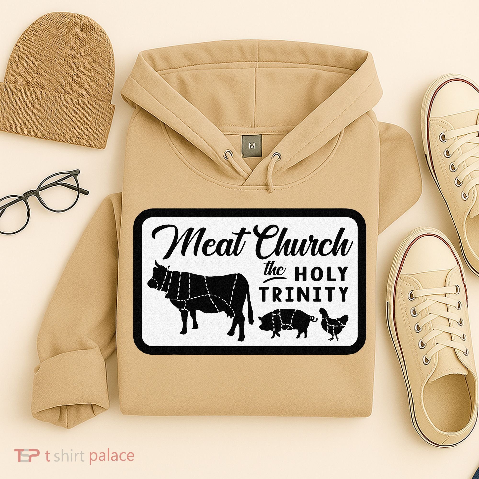 Meat Church The Holy Trinity Barbecue Grilling Hoodie