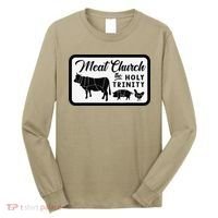 Meat Church The Holy Trinity Barbecue Grilling Long Sleeve Shirt thumb 0
