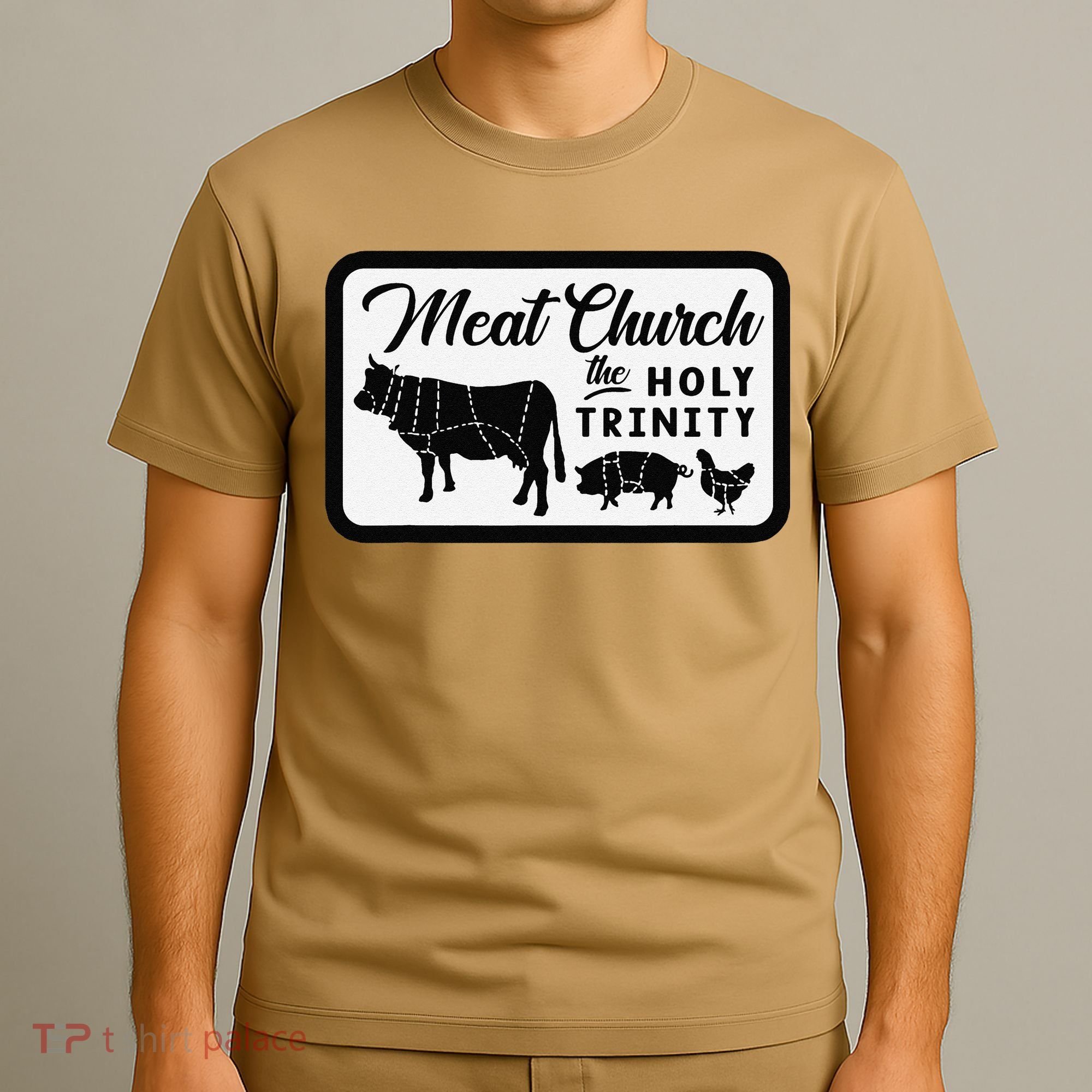 Meat Church The Holy Trinity Barbecue Grilling T-Shirt
