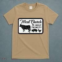 Meat Church The Holy Trinity Barbecue Grilling T-Shirt thumb 5