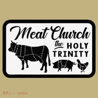Meat Church The Holy Trinity Barbecue Grilling T-Shirt thumb 7