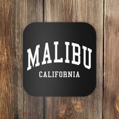 Malibu California Throwback Design Classic Coaster